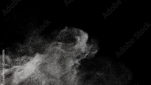 Fototapeta Abstract wave of dust. Abstract overlay background. Can be used as a texture or background for design projects, scenes, etc. 