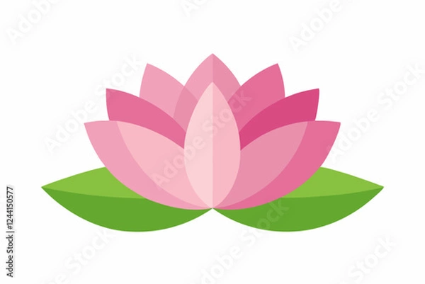 Fototapeta lotus flower vector illustration