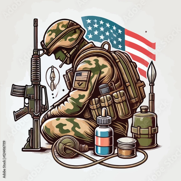 Fototapeta US military