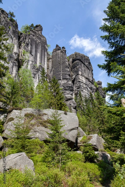 Obraz Rocks in the National park of Adrspach-Teplice rocks - Czech Republic