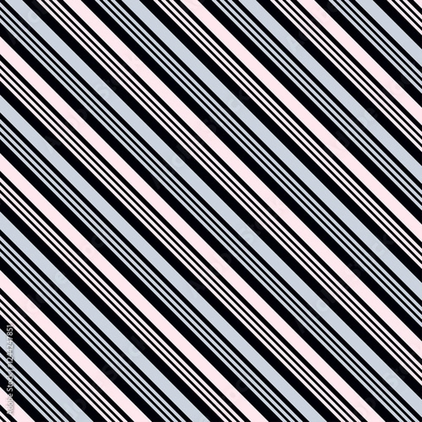 Fototapeta Striped diagonal pattern on black background for gift wrapping paper.