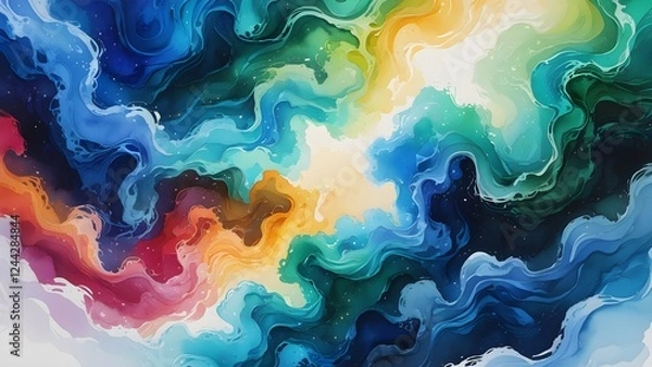Obraz Abstract watercolor background   