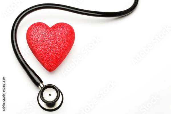 Obraz Stetoskop i serce