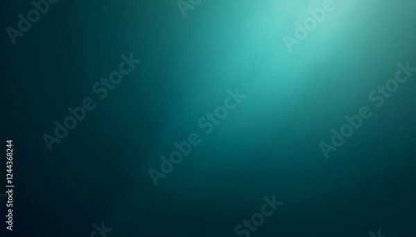 Fototapeta Un fondo texturizado que presenta un color verde azulado intenso con degradados sutiles y reflejos de luz, creando una apariencia suave y elegante