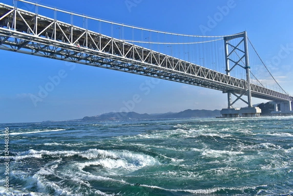 Obraz 渦潮クルーズ　大鳴門橋　兵庫　徳島　大橋　