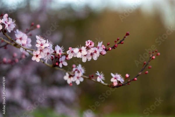 Obraz Pink Cherry Blossom Tree