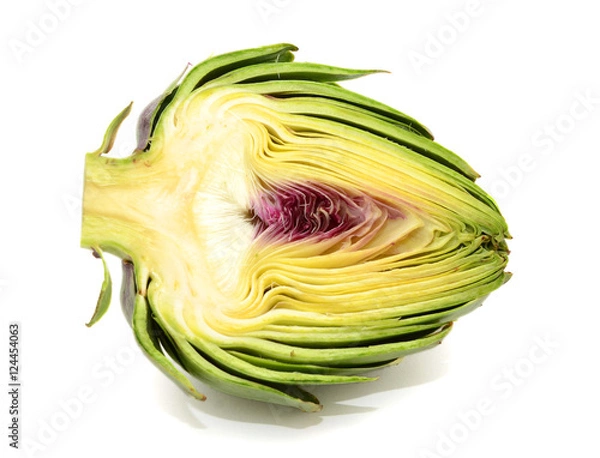 Obraz Fresh Artichokes isolated on white background