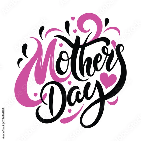 Obraz Mother's Day typography vector illustration