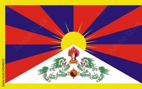 Obraz Flag of free Tibet