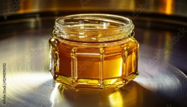 Obraz Harvesting honey connects us to nature's bounty.  