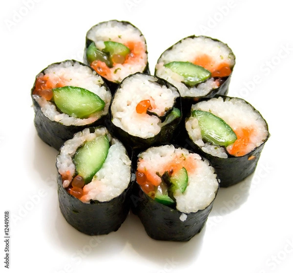 Obraz Japanese sushi rolls