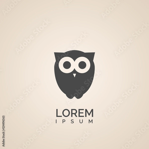 Obraz owl icon design