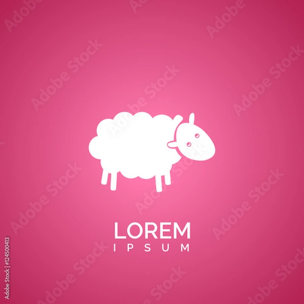 Obraz sheep icon design