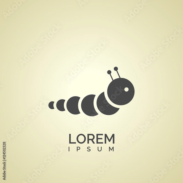Obraz caterpillar icon design