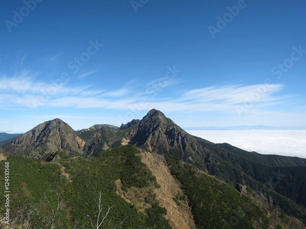 Obraz 阿弥陀岳,赤岳と空