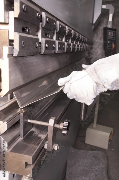 Obraz in metal workshop - bender