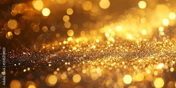 Obraz Gold background, Generative AI