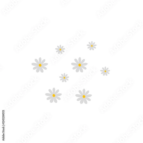 Fototapeta mini flower pattern