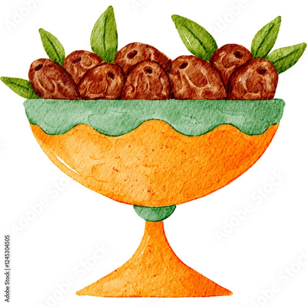 Obraz This sweet fruit date element originating from Arabia is present in the month of Ramadan