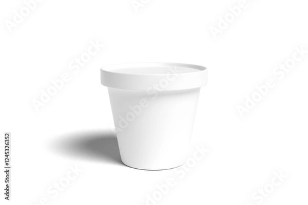 Obraz Paper cup or jar mockup