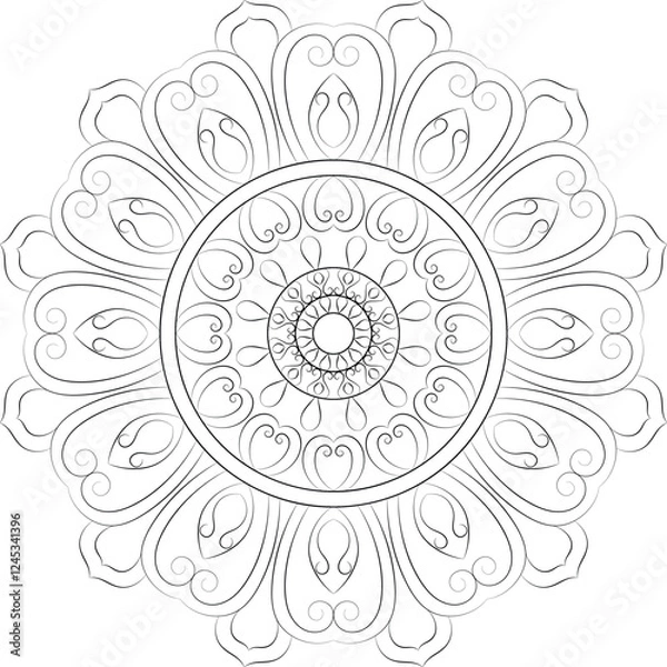 Fototapeta Its a Beautiful Mandala Design.