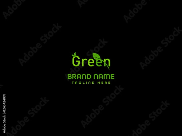 Obraz logo design letter logo