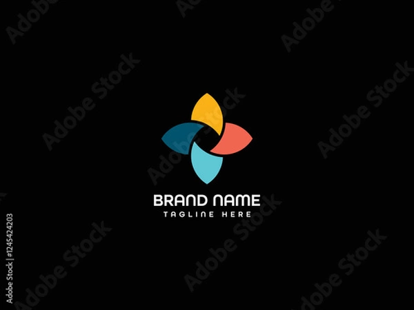 Obraz logo design letter logo