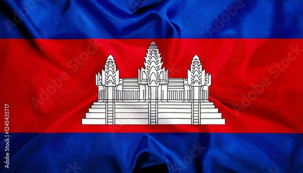 Obraz flag of cambodia