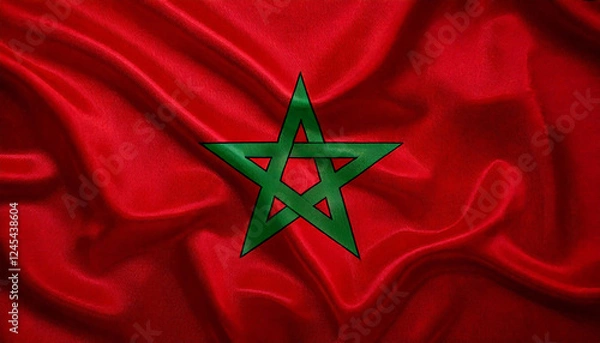 Obraz flag of morocco