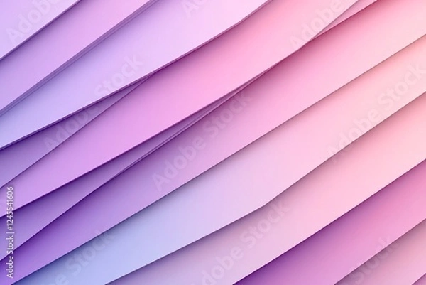 Fototapeta Abstract Diagonal Layers of Pastel Purple Hues