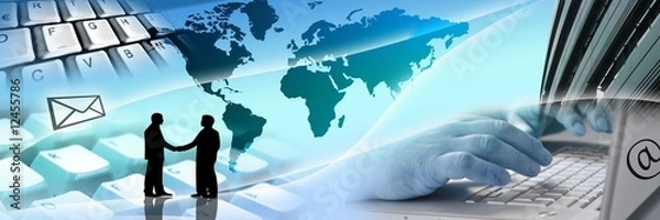 Fototapeta biznes elektroniczny