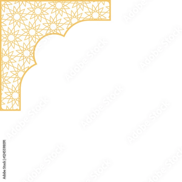 Obraz islamic corner pattern