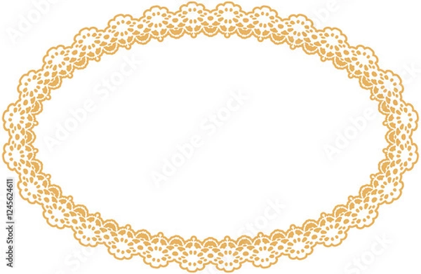 Obraz Oval Lace Border ornament
