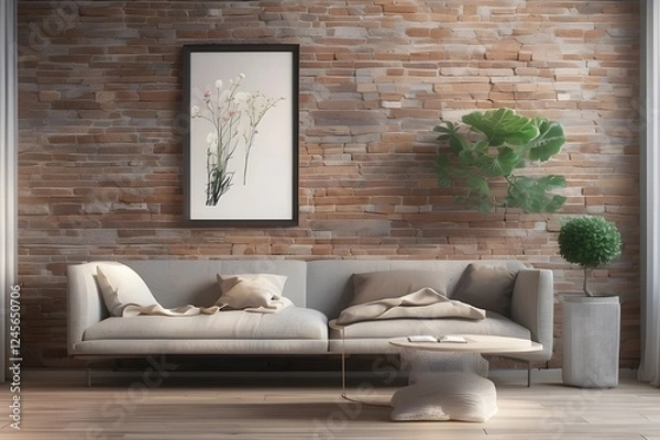 Fototapeta living room interior