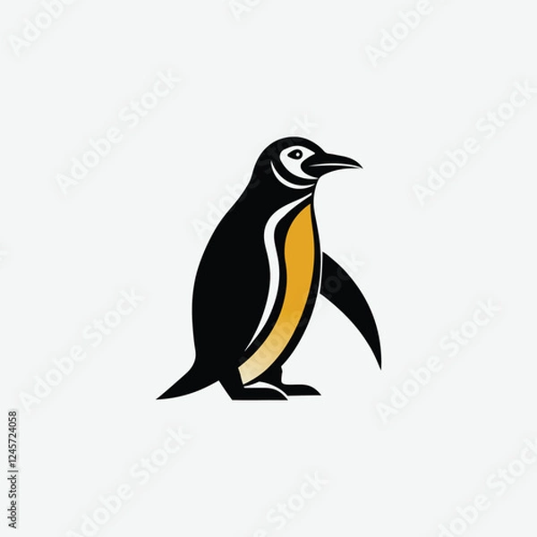 Fototapeta Download high-quality penguin vector graphics! Perfect for logos, illustrations, and digital designs. Get editable files today.