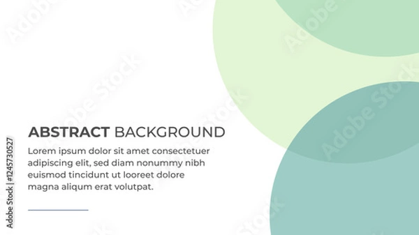 Fototapeta Vector background featuring soft pastel circle patterns, creating a calm and minimalist vibe for various creative designs.