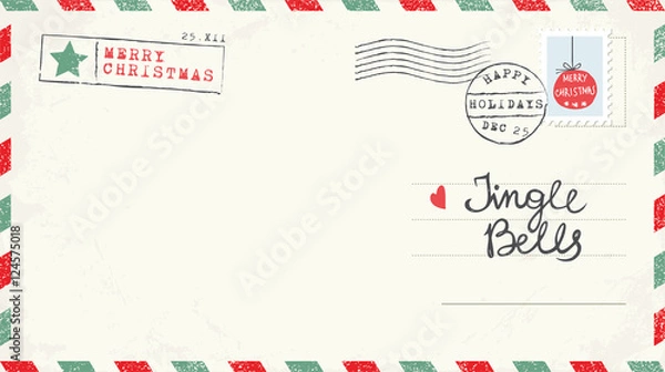 Fototapeta Christmas Postcard