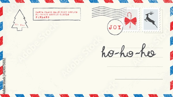 Fototapeta Christmas Postcard