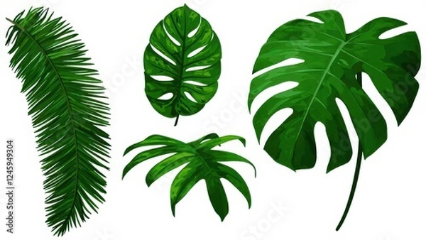Fototapeta Tropical leaf 