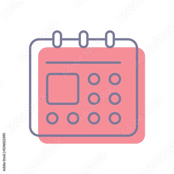 Fototapeta Calendar vector icon