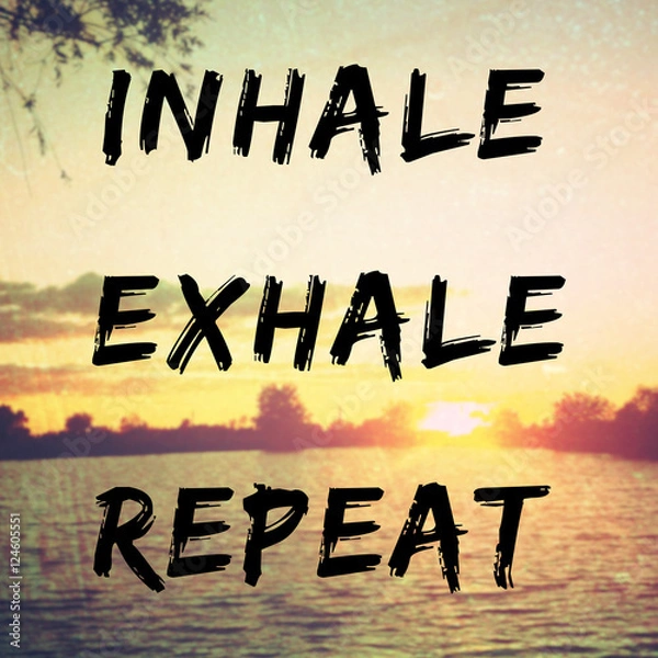 Obraz Quote about relaxation and peac