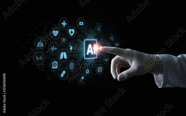 Fototapeta AI-Powered Digital Creativity – Smart Innovation & Productivity
