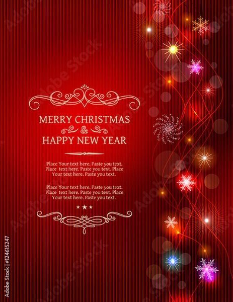 Obraz Beautiful christmas background.