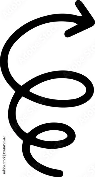 Fototapeta Hand Drawn Arrows icon. vector.