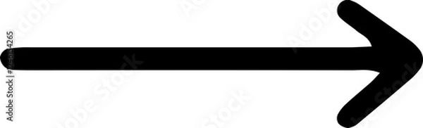 Obraz Hand Drawn Arrows icon. vector.