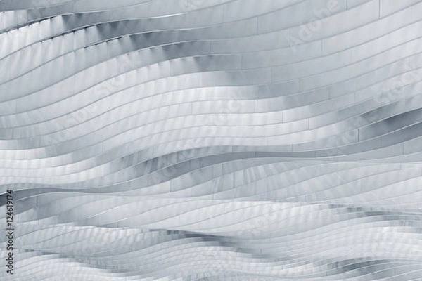 Obraz Modern building with curving roof