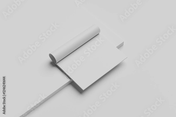 Fototapeta A4  Catalog Brochure Mockup