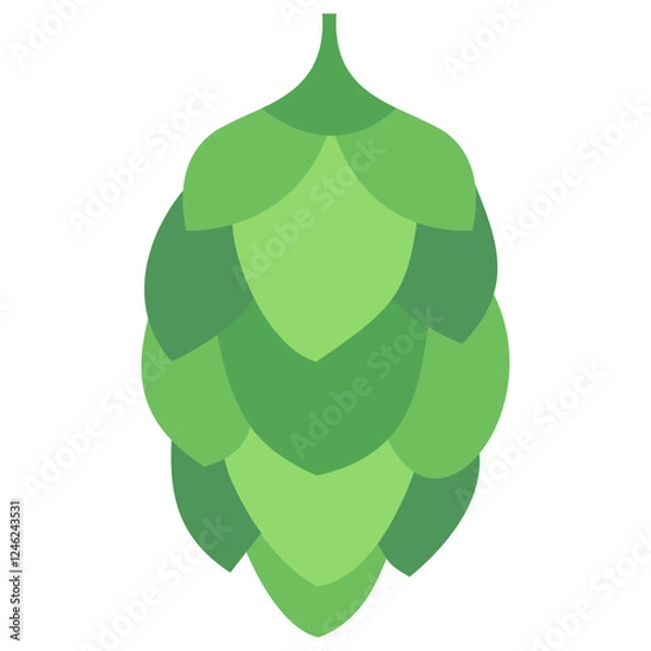 Fototapeta Hops Vector Icon