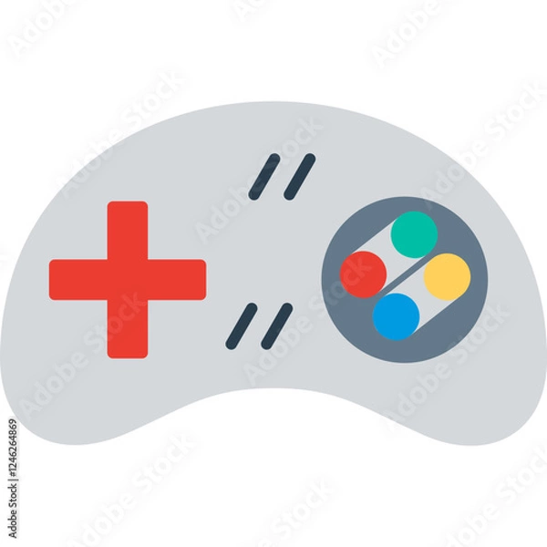 Fototapeta Unique Gaming Control Vector Icon
