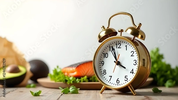 Fototapeta "Classic Vintage Alarm Clocks: Timeless Timepieces for Waking and Reminders"